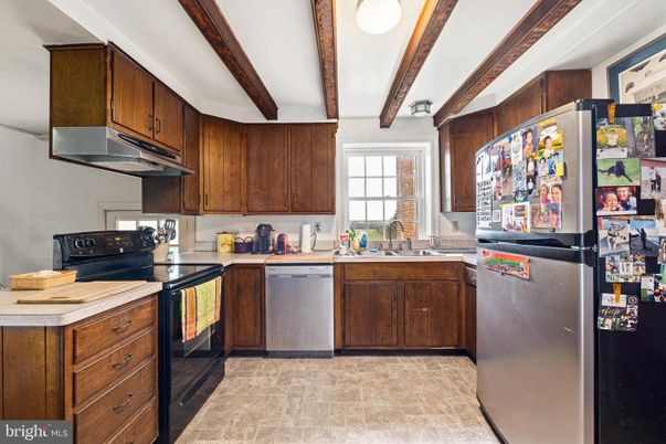 Interior, Kitchen, Wooden Beams