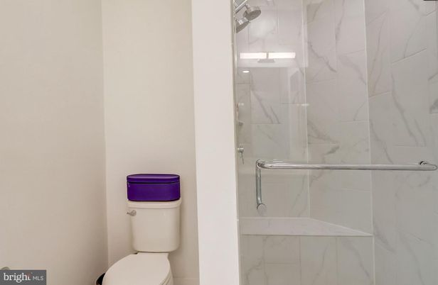 Bathroom, Glass Shower, Interior, Marble Walls