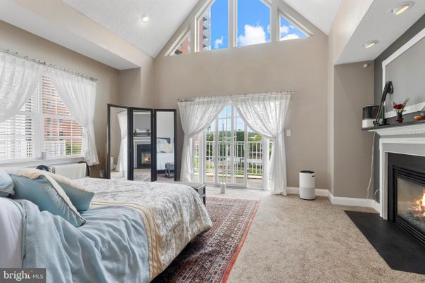 Bedroom, Fireplace, Interior, Recessed Lighting