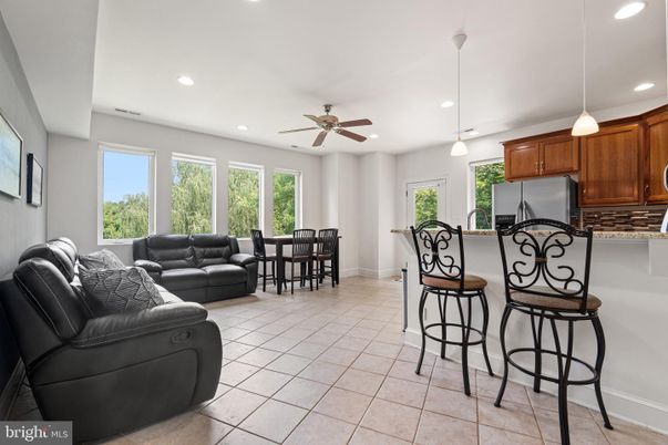 Dining room, Interior, Kitchen, Living room, Pendant Lights, Recessed Lighting