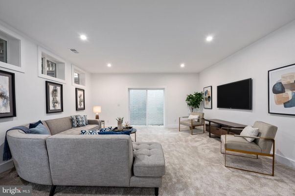 Interior, Living room, Recessed Lighting