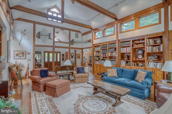 Interior, Living room, Wooden Beams, Wood Texture Flooring