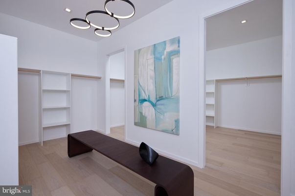 Interior, Pendant Lights, Recessed Lighting, Walk-in Closets, Wood Texture Flooring