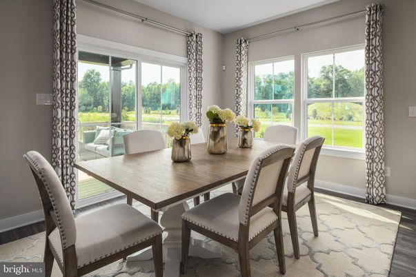 Dining room, Interior, Wood Texture Flooring