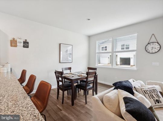 Dining room, Interior, Wood Texture Flooring