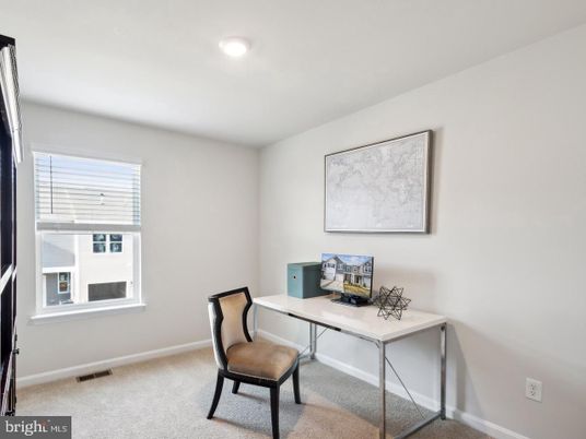 Home Office, Interior, Recessed Lighting