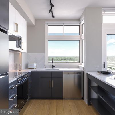 Interior, Kitchen, Wood Texture Flooring