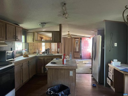 Interior, Kitchen, Wood Texture Flooring