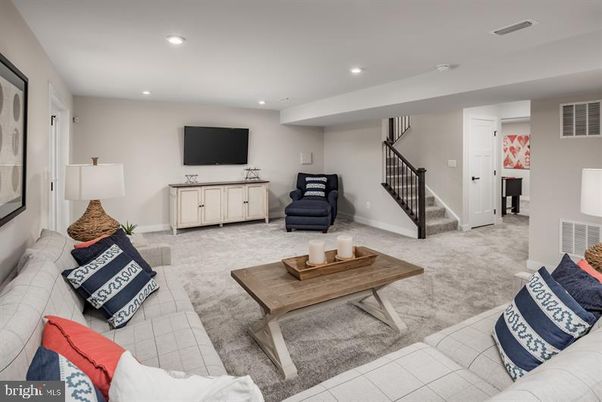 Interior, Living room, Recessed Lighting