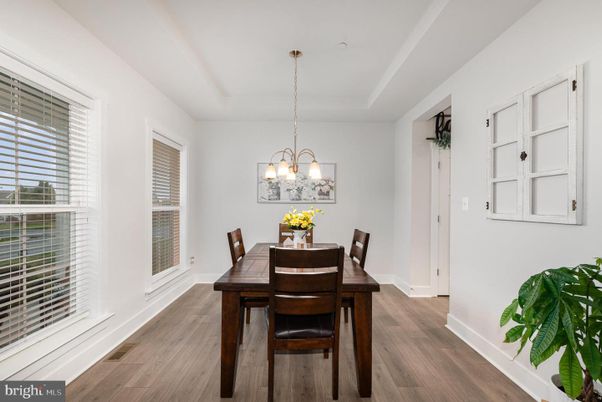 Chandelier, Dining room, Interior, Pendant Lights, Wood Texture Flooring
