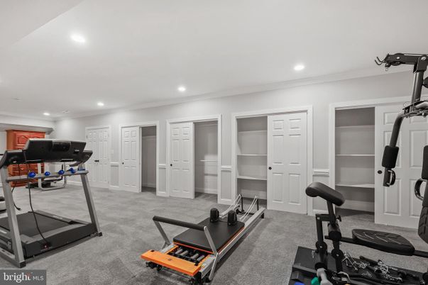 Fitness Equipment, Interior, Recessed Lighting