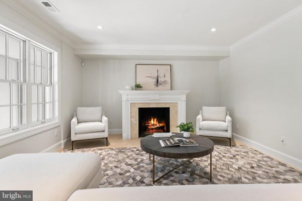 Fireplace, Interior, Living room, Recessed Lighting