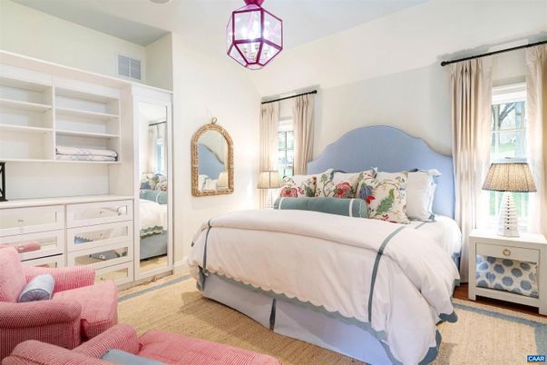 Bedroom, Interior, Pendant Lights