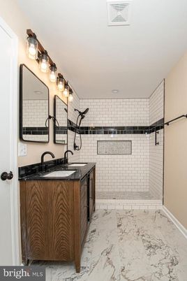 Bathroom, Dual Sink Vanities, Interior, Marble