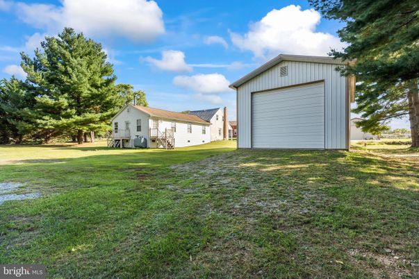 Backyard, Detached Garage, Exterior