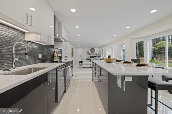Interior, Kitchen, Recessed Lighting, Stainless Steel Appliances