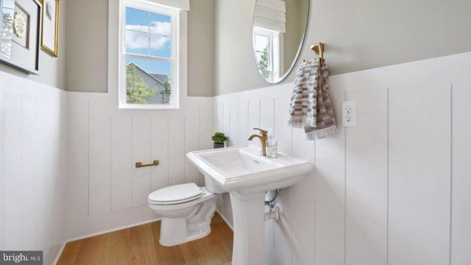 Bathroom, Interior, Wood Texture Flooring