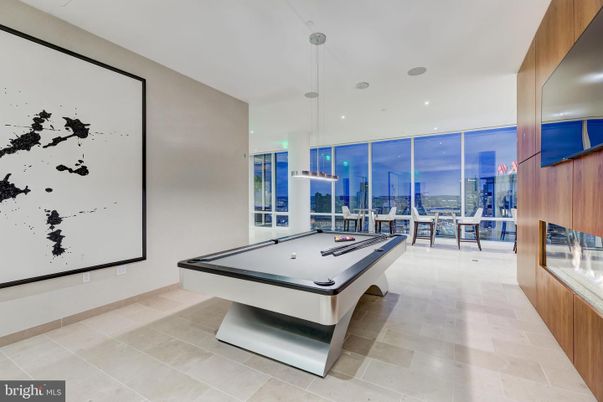 Billiard Table, Game Room, Interior, Pendant Lights, Recessed Lighting