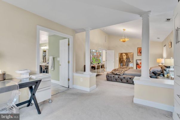Bedroom, Chandelier, Interior