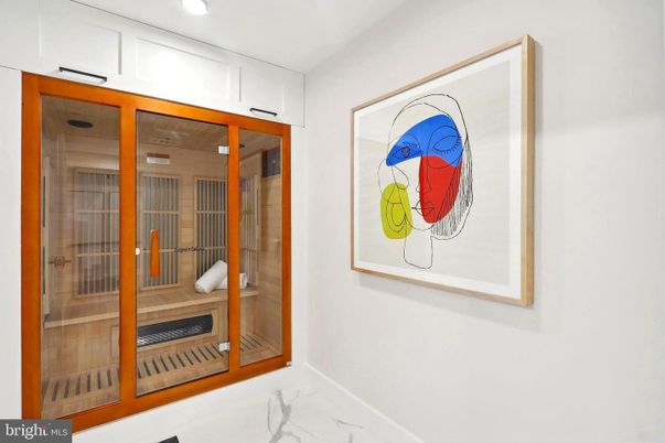 Interior, Marble, Recessed Lighting, Sauna Room