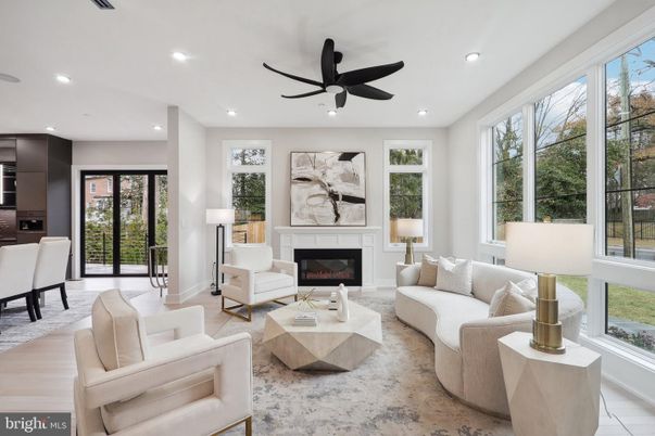 Fireplace, Interior, Living room, Recessed Lighting