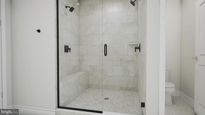 Bathroom, Glass Shower, Interior