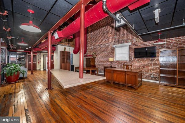 Interior, Pendant Lights, Stone Walls, Wood Texture Flooring