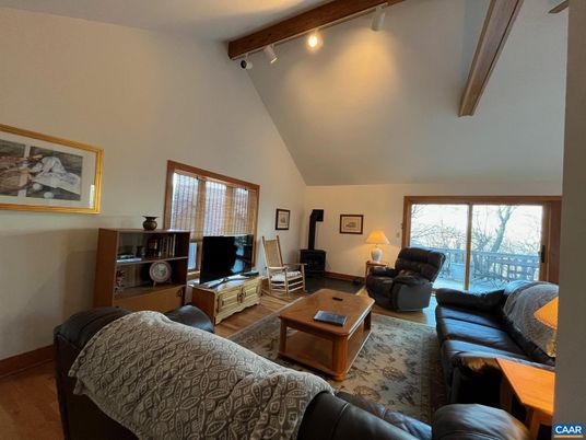 Interior, Living room, Wooden Beams, Wood Texture Flooring