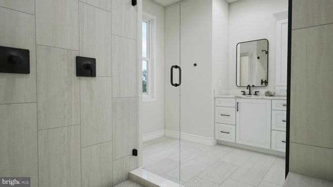 Bathroom, Glass Shower, Interior