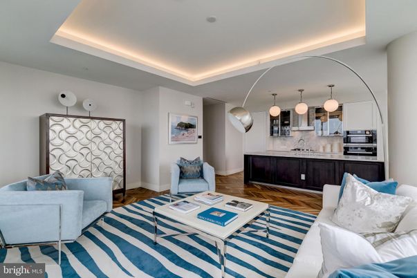 Interior, Kitchen, Living room, Pendant Lights, Stainless Steel Appliances, Wood Texture Flooring