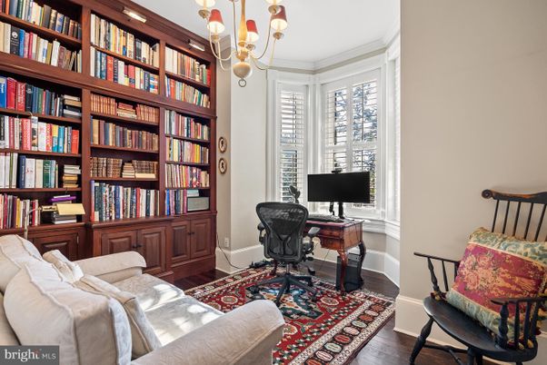 Chandelier, Home Office, Interior, Wood Texture Flooring