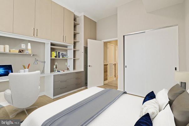 Home Office, Interior, Wood Texture Flooring