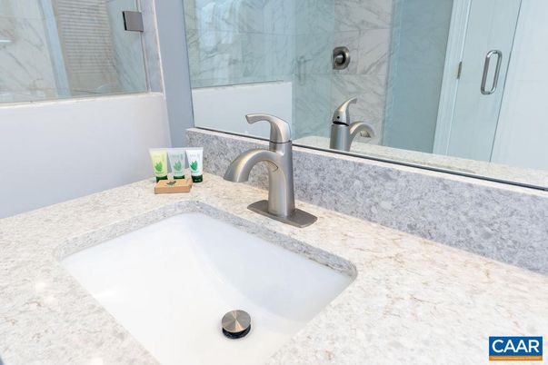 Bathroom, Glass Shower, Interior, Marble Walls