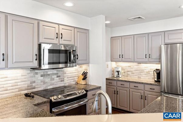 Interior, Kitchen, Recessed Lighting, Stainless Steel Appliances