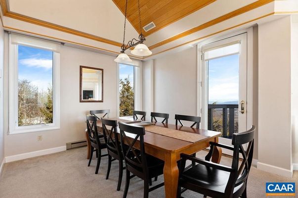 Dining room, Interior, Pendant Lights