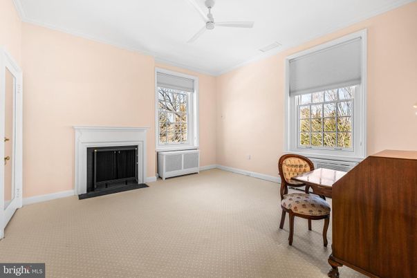 Fireplace, Home Office, Interior