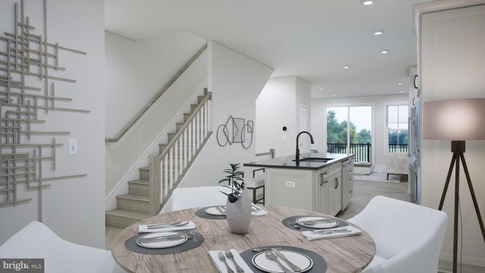 Dining room, Interior, Kitchen, Recessed Lighting, Water