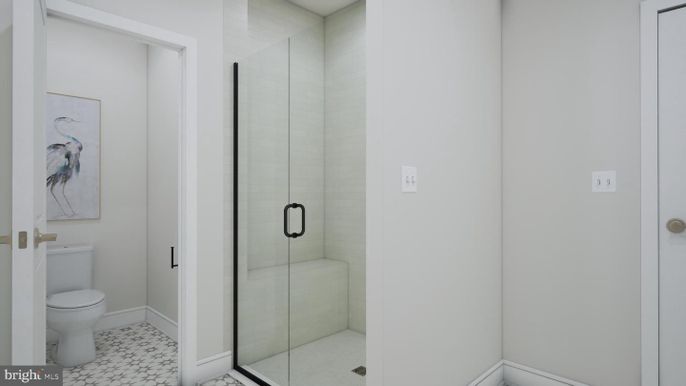 Bathroom, Glass Shower, Interior