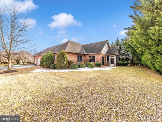 Attached, Backyard, Exterior, Facade, Brick Facade, French Provincial