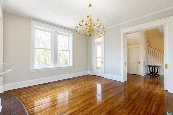 Chandelier, Empty room, Interior, Wood Texture Flooring