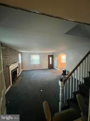Empty room, Fireplace, Interior, Stone Walls