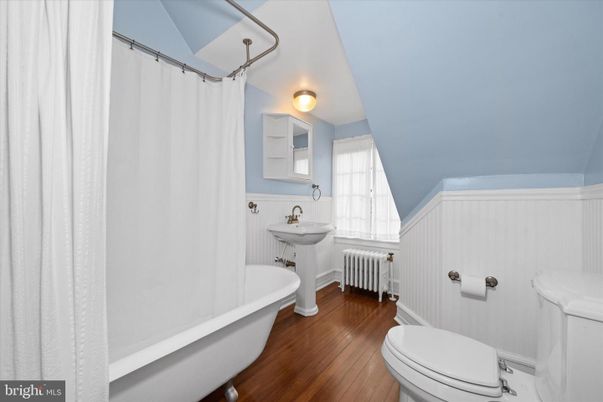 Bathroom, Interior, Wood Texture Flooring