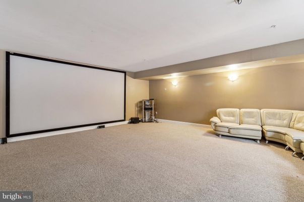 Interior, Projection Screen, Theatre Room