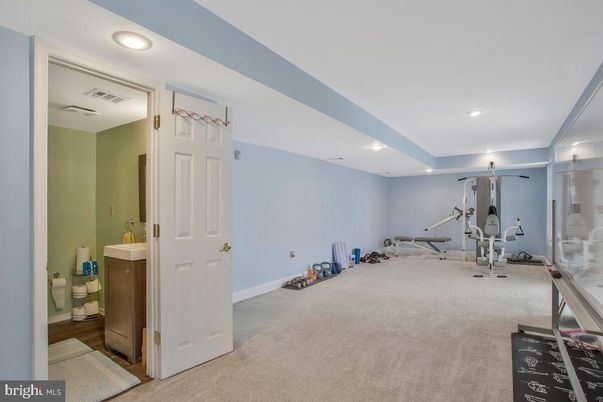 Fitness Equipment, Interior, Recessed Lighting