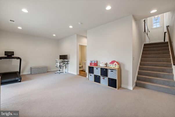 Home Office, Interior, Recessed Lighting