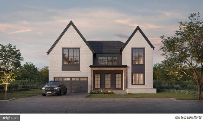 Attached, Exterior, Facade, Brick Facade, Farmhouse