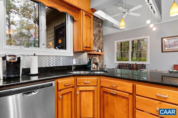 Interior, Kitchen, Pendant Lights, Stainless Steel Appliances