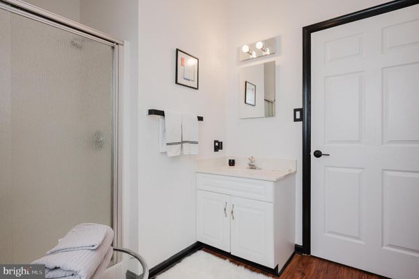 Bathroom, Interior, Wood Texture Flooring
