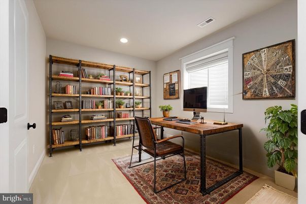 Home Office, Interior, Recessed Lighting