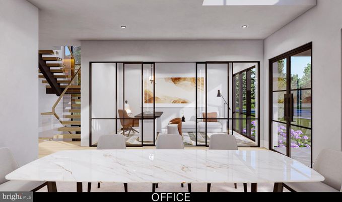 Dining room, Interior, Recessed Lighting